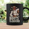 Boots On Ground Junenth Cowgirl Western Rodeo Black Women Coffee Mug Gifts ideas