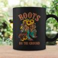 Boots On The Ground Western Southern Country Rodeo Cowgirl Coffee Mug Gifts ideas