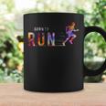 Born To Run マラソンランナー スポーツ カラフルtシャツ コーヒーマグ ギフトのアイデア