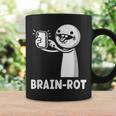 Brain Rot シャツ Word Of The Yeartickman Brainrot コーヒーマグ ギフトのアイデア