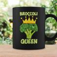 Broccoli Queen ブロッコリーの女王 ブロッコリー ベジタリアン・ベジタブル ブロッコリー コーヒーマグ ギフトのアイデア