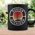 Burton Michigan ビンテージ レトロ グラフィック コーヒーマグ ギフトのアイデア