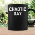 Chaotic Gay 面白い ゲイプライド ユーモア Lgbtq Gay コーヒーマグ ギフトのアイデア