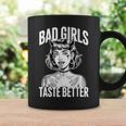 Chicas Malasaben Mejor Tatuaje Chica Diablo Taza de café Ideas de regalos