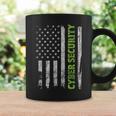 Ciberseguridad Bandera De EeUu Ingeniero Informático Programador Hacker Taza de café Ideas de regalos