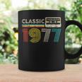 Classic 1977 Retro Birthday Idea 1977 Cassette Tapeintage コーヒーマグ ギフトのアイデア