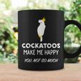 Cockatoos Make Me Happy Cockatoo コーヒーマグ ギフトのアイデア
