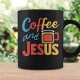 Coffee And Jesus Awesome Christian Caffeine Lover Church コーヒーマグ ギフトのアイデア