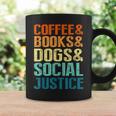 Coffee Books Dogsocial Justice コーヒーマグ ギフトのアイデア