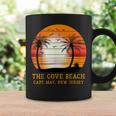 The Cove Beach Cape May New Jersey ビンテージ サンセット レトロ 太陽 コーヒーマグ ギフトのアイデア