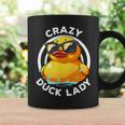 Crazy Duck Lady キュート アヒル ママ アヒルの所有者 面白い I Love Ducks コーヒーマグ ギフトのアイデア