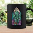 Cthulhu Iglesiaidrieras Cósmico Horror Divertido Monstruo Taza de café Ideas de regalos