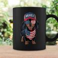 Dachshund 4Th Of July Us American Flag Doxie Dog Patriotic Coffee Mug Gifts ideas