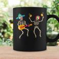 Dia De Los Muertos スケルトン ダンシング スカル 死者の日 コーヒーマグ ギフトのアイデア