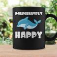 Dolphinately Happy ドルフィンズ イルカ 哺乳類 海 Dolphin ドルフィン コーヒーマグ ギフトのアイデア
