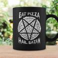 Eat Pizza Hailatan オカルト 反キリスト 悪魔的なサタニズム コーヒーマグ ギフトのアイデア