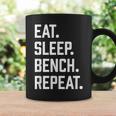 Eatleep ジム ワークアウト トレーニング ベンチプレス ウエイトリフティング コーヒーマグ ギフトのアイデア