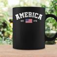 Est 1776 Patriotic Us American Flag 4Th Of July America Coffee Mug Gifts ideas