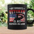 My Favorite Veteran Is My Father-In-Law Family Veteran's Day Coffee Mug Gifts ideas