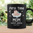 First Time Mom Est 2025 Cute Mother's Father's Day Coffee Mug Gifts ideas