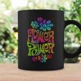 Flower Power ヒッピー サイケデリック '70年代レトロ コーヒーマグ ギフトのアイデア