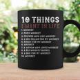 10 Things I Want In My Life ウイスキー Loves Whiskey コーヒーマグ ギフトのアイデア