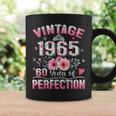 60Th B-Dayintage 1965 Floral 60 Years Of Perfection コーヒーマグ ギフトのアイデア