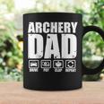 Archery Dad Proud Archer Father Humor Fathers Day Coffee Mug Gifts ideas