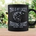 Dad My Lucky Fishing Do Not Wash Fishing Fishing コーヒーマグ ギフトのアイデア