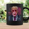 Donald Trump Bubble Gum Pink 4Th Of July American Flag Coffee Mug Gifts ideas