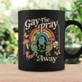 Gay The Pray Away レインボー 面白い ミーム カエル Lgbt プライド Lgbtq コーヒーマグ ギフトのアイデア
