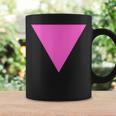 Gay Pride Upside Down Pink Triangle コーヒーマグ ギフトのアイデア