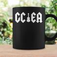 Gcea チューニング – ハードロッキングウクレレプレーヤーのためのホワイトデザイン コーヒーマグ ギフトのアイデア