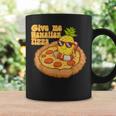 Give Me ハワイアンピザ パイナップル ピザ愛好家 ハワイアンピザ コーヒーマグ ギフトのアイデア