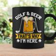 Golf And Beer That's Why I'm Here 面白いゴルファーの言葉 コーヒーマグ ギフトのアイデア
