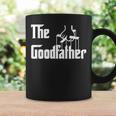 The Goodfather 父の日 ギフト グラフィック ホワイト コーヒーマグ ギフトのアイデア