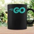 Goロゴ付きのgoプログラミング言語golang開発者 コーヒーマグ ギフトのアイデア
