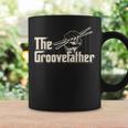 Groovefather ビンテージドラム ドラミング バンドドラマー コーヒーマグ ギフトのアイデア