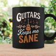 Guitars Keep Meane Pun Guitarists アコースティックギター コーヒーマグ ギフトのアイデア