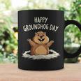 Happy Groundhog Day 2025 メンズ レディース キッズ コーヒーマグ ギフトのアイデア