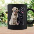Happy Two Labradors ゴールデンブラック ラボレトリバー Mom Dad コーヒーマグ ギフトのアイデア
