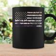Husband Daddy Protector Hero American Flag Cool Dad コーヒーマグ ギフトのアイデア