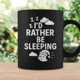 I'd Rather Beleeping leep Quote コーヒーマグ ギフトのアイデア