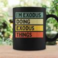 I'm Exodus Doing Exodus Things 面白い名言 コーヒーマグ ギフトのアイデア
