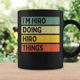 I'm Hiro Doing Hiro Things 面白い名言 コーヒーマグ ギフトのアイデア
