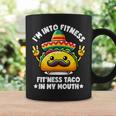 I'm Into Fitness Fit'ness Taco In My Mouth ジム おもしろタコス コーヒーマグ ギフトのアイデア