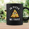 In Pizza We Trust Alleeing Eye Illuminati Faith コーヒーマグ ギフトのアイデア