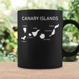 Islas Canarias Mapa Y Topónimos España Canarias Taza de café Ideas de regalos