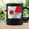 Japanese Flag Indonesiaインドネシアの遺産 インドネシアのルーツ 日本の国旗 インドネシアの国旗 コーヒーマグ ギフトのアイデア