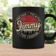 Jimmy The Man The Myth The Legend Personalized Name Coffee Mug Gifts ideas